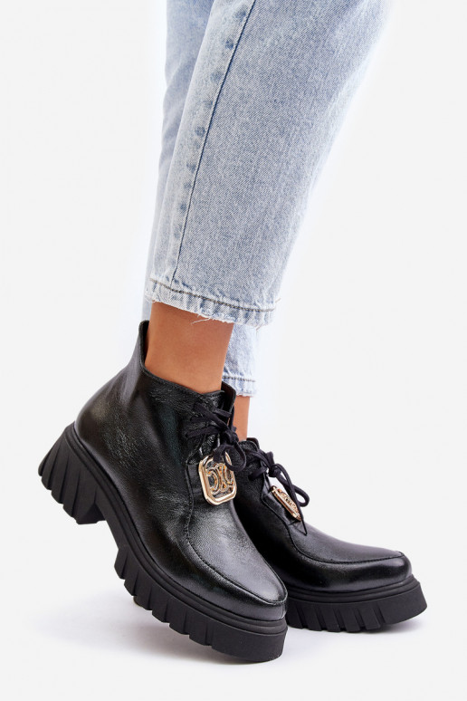 Zazoo 2952 Pealhk Pealiste poolsaapad Kuldse kaunistusega msuud