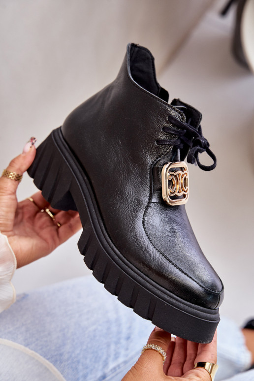 Zazoo 2952 Pealhk Pealiste poolsaapad Kuldse kaunistusega msuud