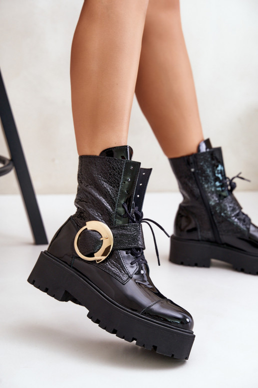 Zazoo 2942 Pealhk saapad Kuldse pandlaga msuud Zazoo 2942 Pealhk saapad Kuldse pandlaga msuud