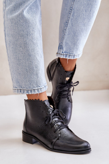 Zazoo 2964 Pealhk Pealiste poolsaapad laiade nööridega msuud