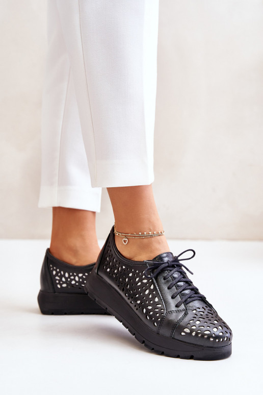 Zazoo 2973 Pealhk jalatsid platvormiga Ažuurse mustriga msuud