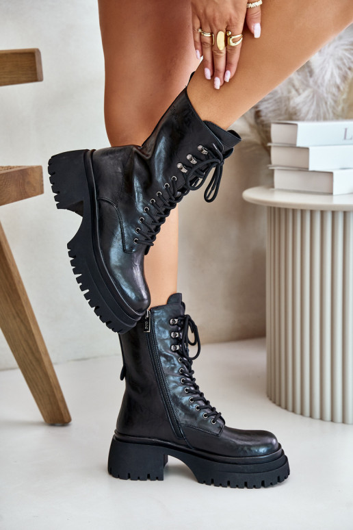 Pealhk saapad Pealiste omad voodriga GOE OO2N4121 msuud