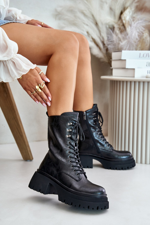 Pealhk saapad Pealiste omad voodriga GOE OO2N4121 msuud