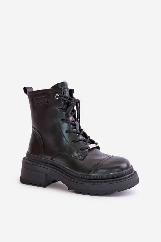 Pealiste omad säärsaapad Pealiste poolsaapad voodriga Valmistatud naturaalsest nahast Goe OO2N4115-IN2 msuud