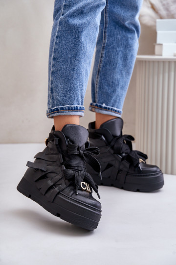 Pealhk Sneakers tüüpi jalanõud Pealiste omad platvormiga CheBello 4561 msuud 2