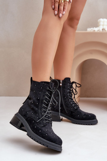 Kaunistustega saapad Pealiste omad voodriga D&A MR880-017 msuud