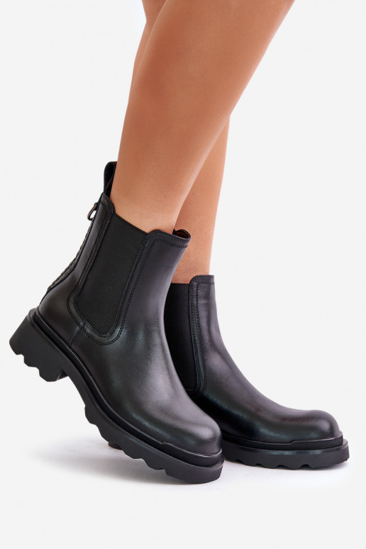 Pealhk stiilsed saapad Dekoratiivse ketiga voodriga D&A JC42-86 msuud Pealhk stiilsed saapad Dekoratiivse ketiga voodriga D&A JC42-86 msuud