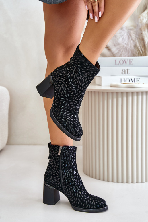 Pealiste poolsaapad Koos Ornate Tłoczeniem D&A CR42-192 msuud