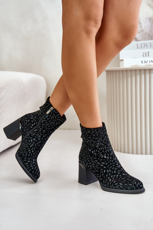 Pealiste poolsaapad Koos Ornate Tłoczeniem D&A CR42-192 msuud