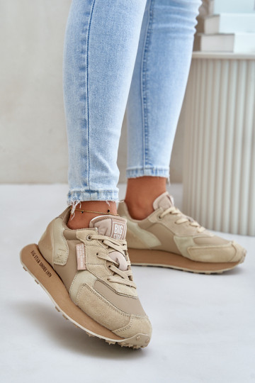 Pealhk Sneakers tüüpi jalanõud Pealiste omad Big Star OO274564 Hi-Poly System beeži värvi 2