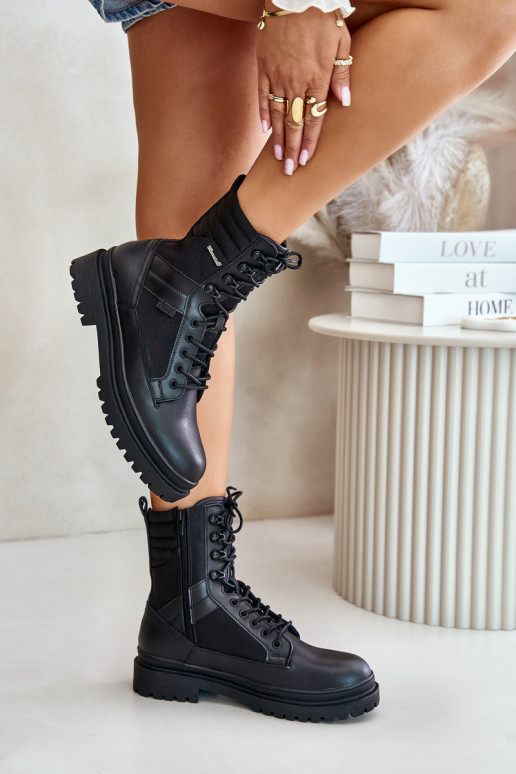 Pealhk jalanõud Pealiste poolsaapad meeste omad voodriga Big Star OO174164 msuud Pealhk jalanõud Pealiste poolsaapad meeste omad voodriga Big Star OO174164 msuud