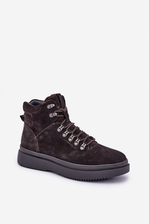 seemisnakhsed jalanõud meeste omad voodriga Big Star OO174189 pruunid värvi seemisnakhsed jalanõud meeste omad voodriga Big Star OO174189 pruunid värvi