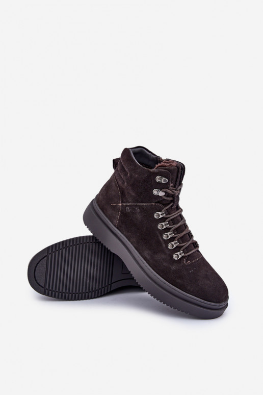 seemisnakhsed jalanõud meeste omad voodriga Big Star OO174189 pruunid värvi seemisnakhsed jalanõud meeste omad voodriga Big Star OO174189 pruunid värvi