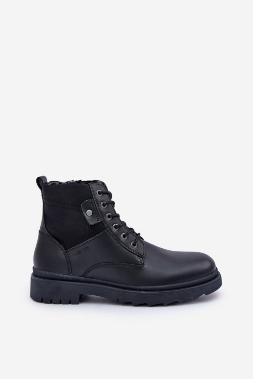 Pealhk voodriga jalanõud Pealiste poolsaapad meeste omad Big Star OO174166 msuud