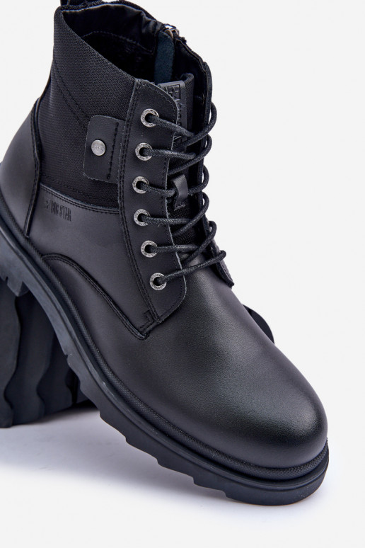 Pealhk voodriga jalanõud Pealiste poolsaapad meeste omad Big Star OO174166 msuud