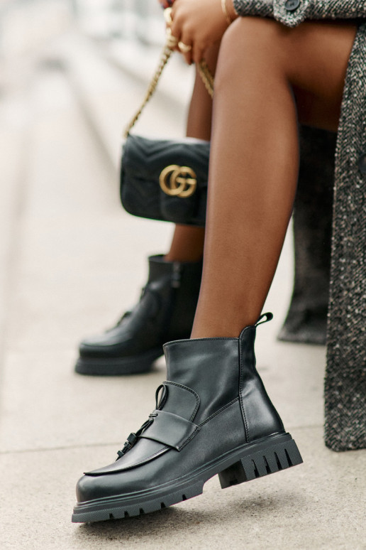 Pealhk Pealiste poolsaapad laiade nööridega kaunistustega voodriga msuud Asperra