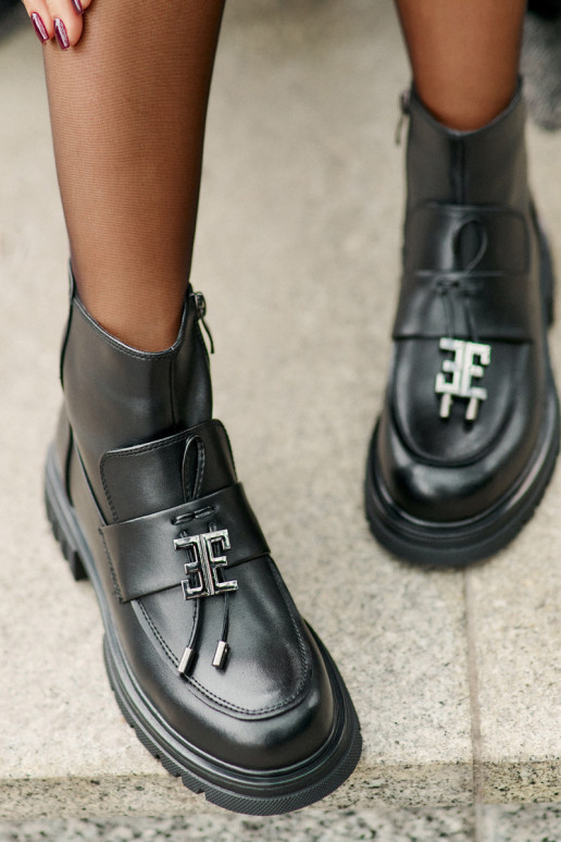 Pealhk Pealiste poolsaapad laiade nööridega kaunistustega voodriga msuud Asperra