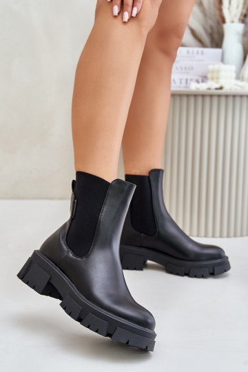 voodriga Slip-on stiilsed saapad eko-nahast Big Star MM274071 msuud 2