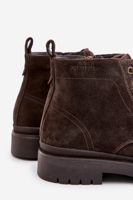 seemisnakhsed voodriga Pealiste poolsaapad meeste omad Lossi juurde Big Star OO174229 pruunid värvi