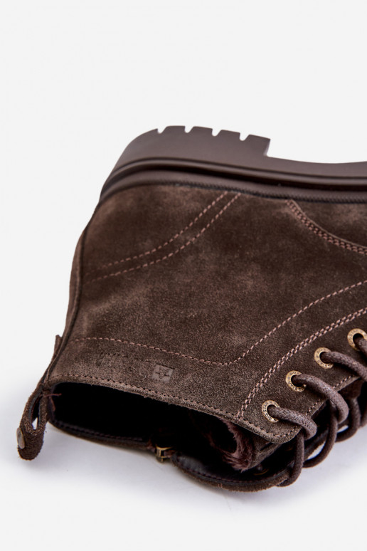 seemisnakhsed voodriga Pealiste poolsaapad meeste omad Lossi juurde Big Star OO174229 pruunid värvi