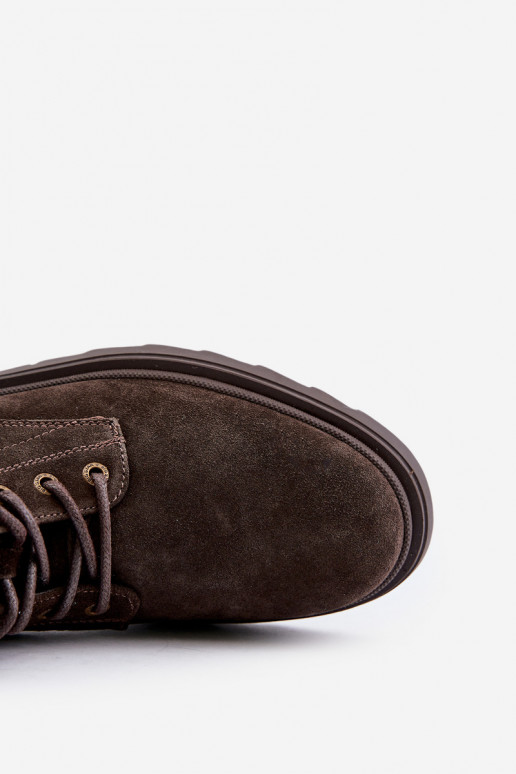 seemisnakhsed voodriga Pealiste poolsaapad meeste omad Lossi juurde Big Star OO174229 pruunid värvi