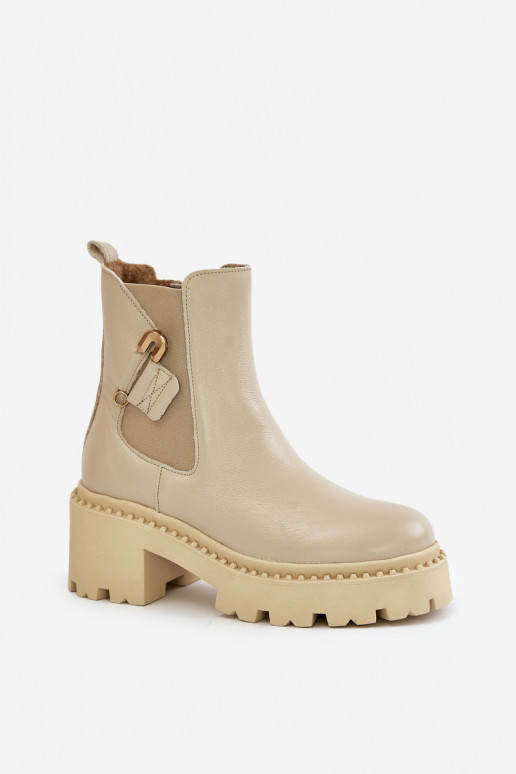 Zazoo 60490 Pealhk voodriga Pealiste poolsaapad kaunistustega Elevandiluu värvi Zazoo 60490 Pealhk voodriga Pealiste poolsaapad kaunistustega Elevandiluu värvi