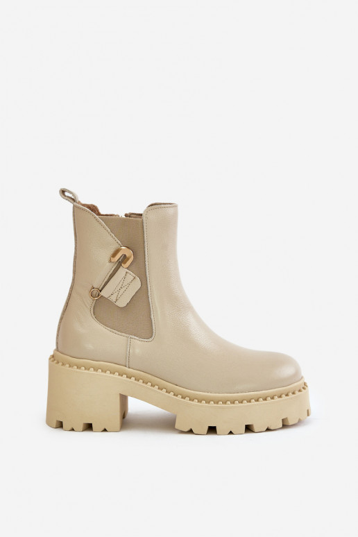 Zazoo 60490 Pealhk voodriga Pealiste poolsaapad kaunistustega Elevandiluu värvi Zazoo 60490 Pealhk voodriga Pealiste poolsaapad kaunistustega Elevandiluu värvi