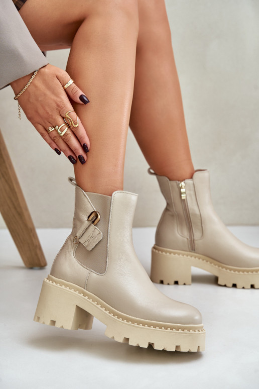 Zazoo 60490 Pealhk voodriga Pealiste poolsaapad kaunistustega Elevandiluu värvi Zazoo 60490 Pealhk voodriga Pealiste poolsaapad kaunistustega Elevandiluu värvi