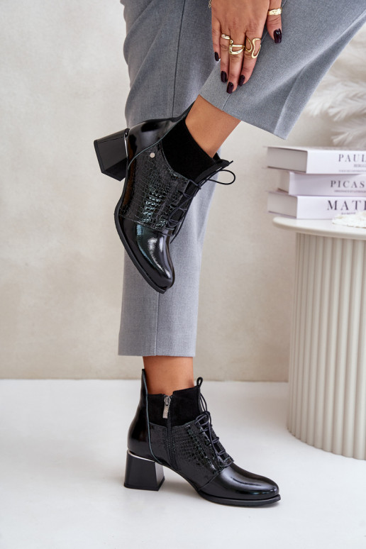 Zazoo 60503 Pealhk Pealiste poolsaapad kõrge jämeda kontsaga voodriga msuud Zazoo 60503 Pealhk Pealiste poolsaapad kõrge jämeda kontsaga voodriga msuud