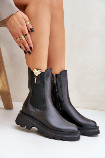 Pealhk stiilsed saapad dekoratsiooniga CheBello 4537 msuud 2