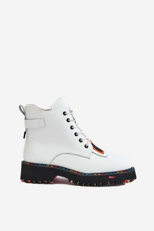 Pealhk Pealiste poolsaapad jalanõud Pealiste omad Lossi juurde Artiker 55C0515 valget värvi