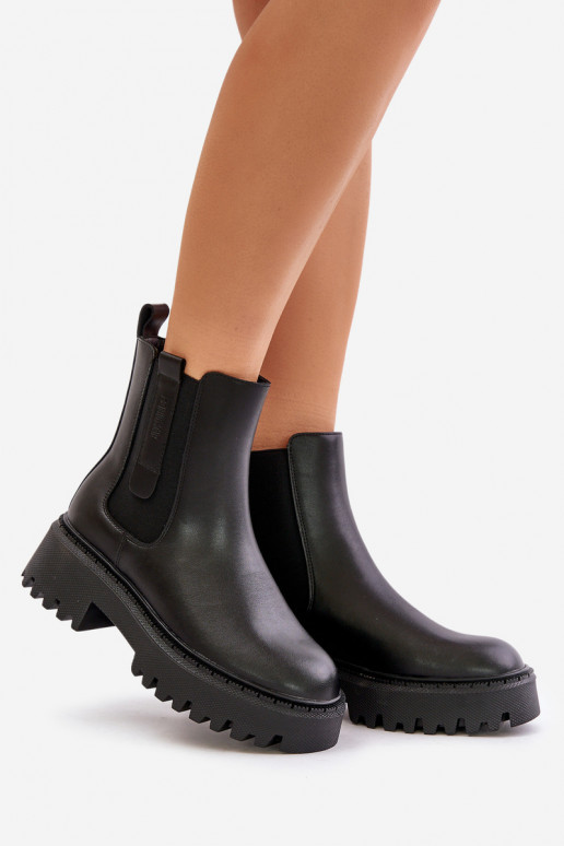 Pealhk voodriga stiilsed saapad Pealiste omad Big Star OO274A386 msuud