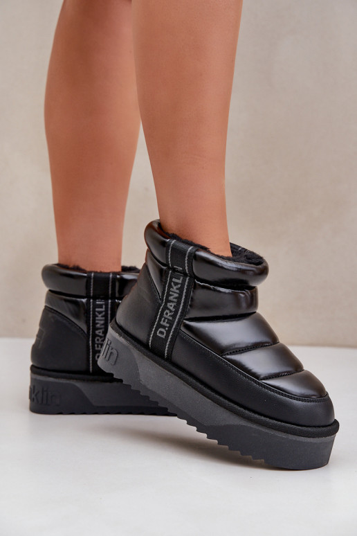 Sellel ondal nööpidega lumesaapad Paksu talla peal D.Franklin DFSH371011 msuud Sellel ondal nööpidega lumesaapad Paksu talla peal D.Franklin DFSH371011 msuud