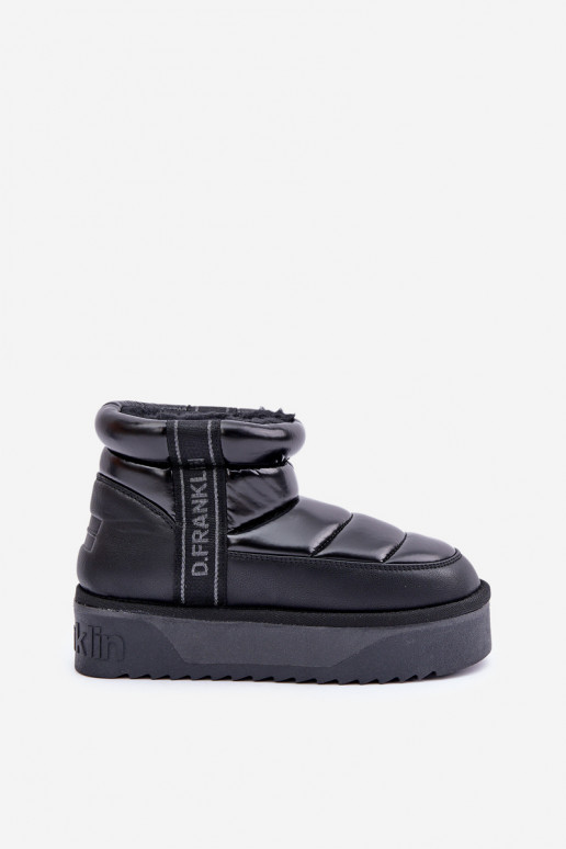 Sellel ondal nööpidega lumesaapad Paksu talla peal D.Franklin DFSH371011 msuud Sellel ondal nööpidega lumesaapad Paksu talla peal D.Franklin DFSH371011 msuud