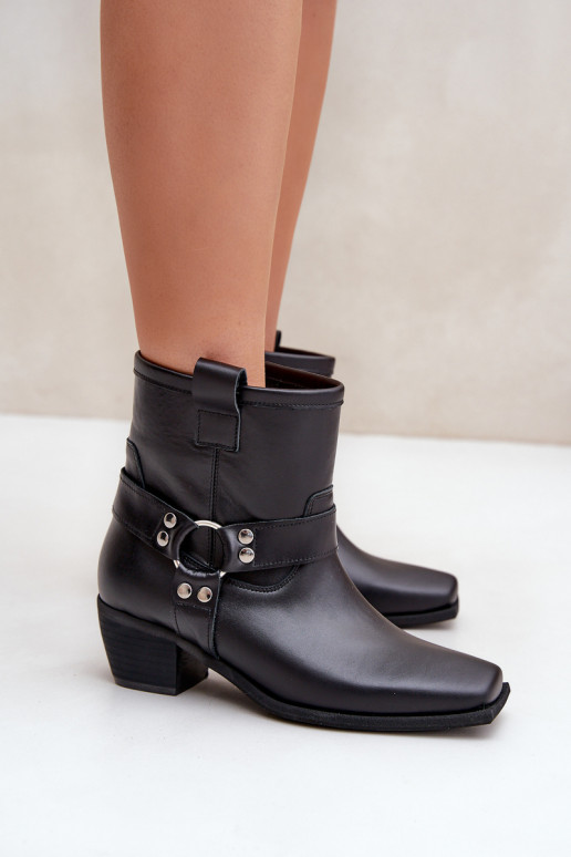 Pealiste poolsaapadPealturalnej Skóry kõrge jämeda kontsaga Zazoo 3444/2 msuud