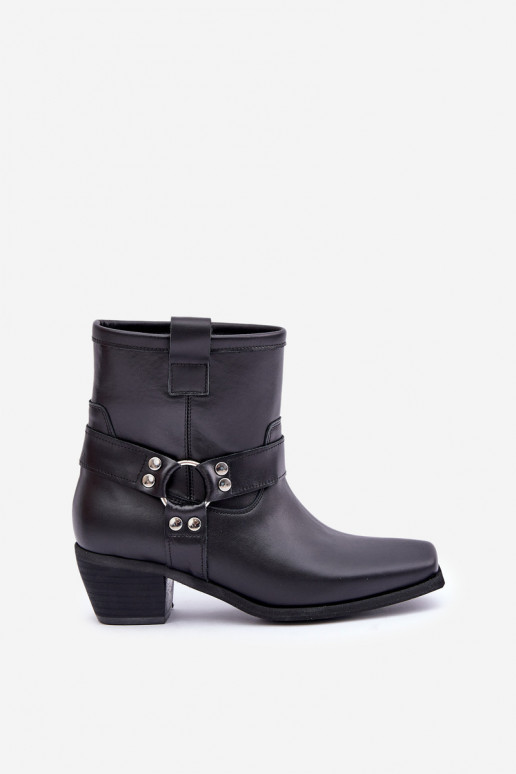 Pealiste poolsaapadPealturalnej Skóry kõrge jämeda kontsaga Zazoo 3444/2 msuud