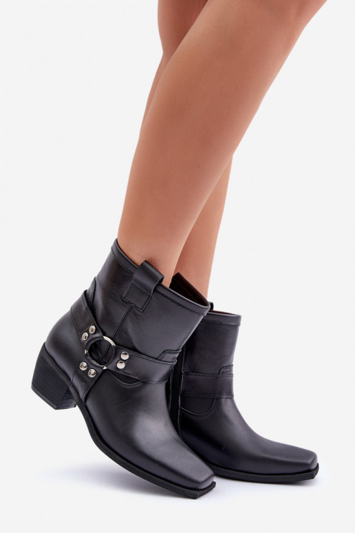 Pealiste poolsaapadPealturalnej Skóry kõrge jämeda kontsaga Zazoo 3444/2 msuud