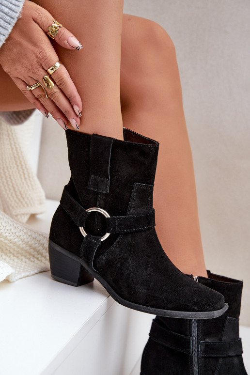 Pealiste poolsaapadPealturalnego seemisnakhsedu kõrge jämeda kontsaga Zazoo 3444/2 msuud