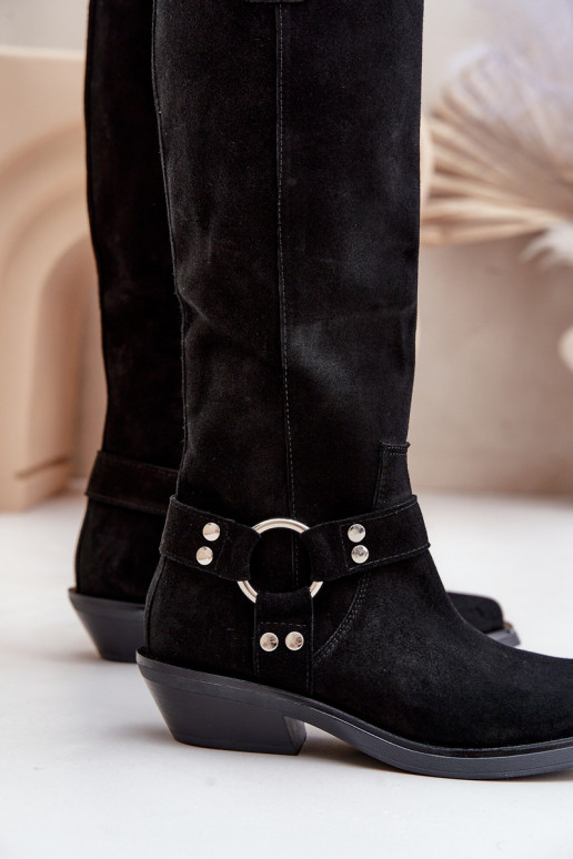 seemisnakhsed pika säärega saapad Kauboi saapad Sellel ondala kontsaga kaunistustega Zazoo 3656 msuud seemisnakhsed pika säärega saapad Kauboi saapad Sellel ondala kontsaga kaunistustega Zazoo 3656 msuud