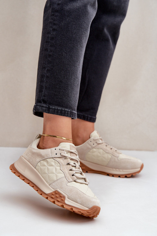 Pealhk Sneakers tüüpi jalanõud Pealiste omad Big Star OO274A315 Hi-Poly System beeži värvi Pealhk Sneakers tüüpi jalanõud Pealiste omad Big Star OO274A315 Hi-Poly System beeži värvi