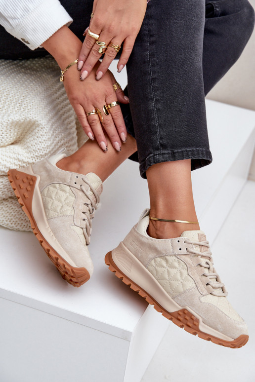 Pealhk Sneakers tüüpi jalanõud Pealiste omad Big Star OO274A315 Hi-Poly System beeži värvi Pealhk Sneakers tüüpi jalanõud Pealiste omad Big Star OO274A315 Hi-Poly System beeži värvi