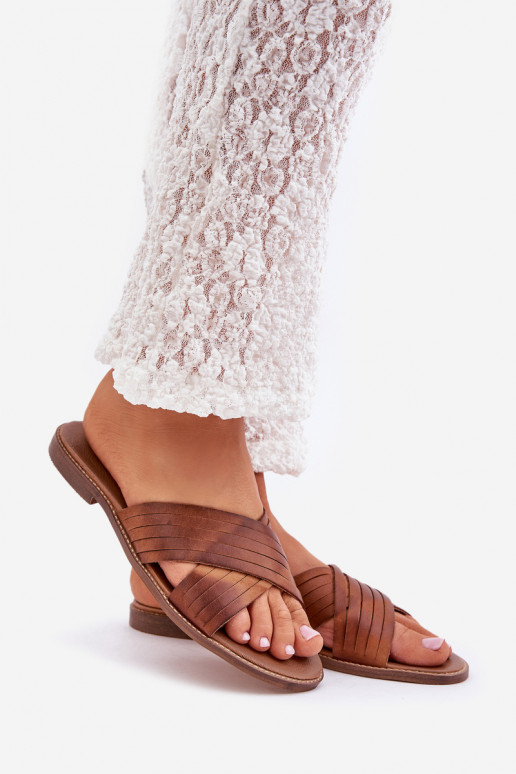 Pealhk Pealiste omad Sussid Lesisseski Shoes 3682 pruunid värvi Pealhk Pealiste omad Sussid Lesisseski Shoes 3682 pruunid värvi