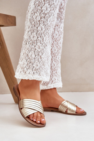 Pealhk Pealiste omad Sussid Lesisseski Shoes 3682 Kuldset värvi