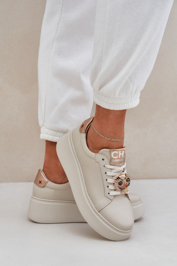 Pealiste omad Pealhk Sneakers tüüpi jalanõud CheBello 4411 Elevandiluu värvi