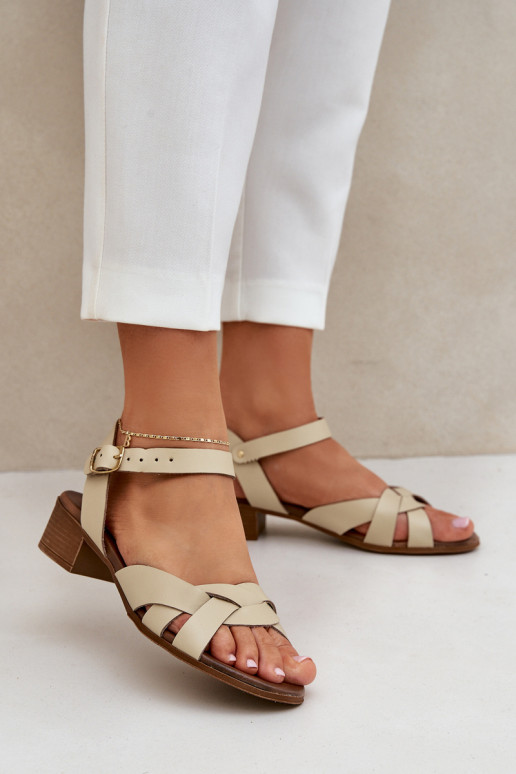 Pealistesandaalid Peal Õrnm Obcasie Zazoo 40372 Elevandiluu värvi Pealistesandaalid Peal Õrnm Obcasie Zazoo 40372 Elevandiluu värvi