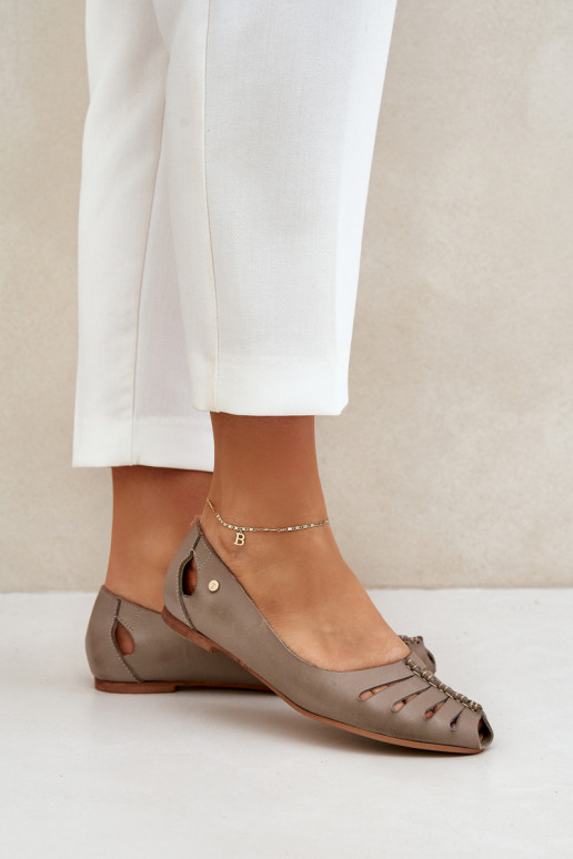 Zazoo 10009 Mugavad naturaalsest nahast baleriinad Pealiste omad beeži värvi Zazoo 10009 Mugavad naturaalsest nahast baleriinad Pealiste omad beeži värvi