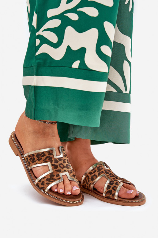 Pealhk sileda tallaga Sussid leopardimustriga Zazoo 40383 pruunid värvi Pealhk sileda tallaga Sussid leopardimustriga Zazoo 40383 pruunid värvi