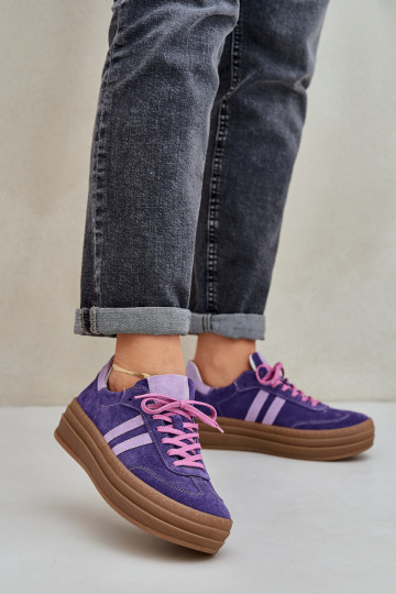 Zazoo N1068S4 Sneakers tüüpi jalanõud platvormiga Tumelillat värvi 2