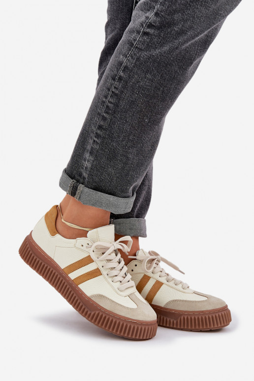 Zazoo N1068S6 Pealhk Sellel ondal Sneakers tüüpi jalanõud Pealiste omad platvormiga beeži värvi Zazoo N1068S6 Pealhk Sellel ondal Sneakers tüüpi jalanõud Pealiste omad platvormiga beeži värvi