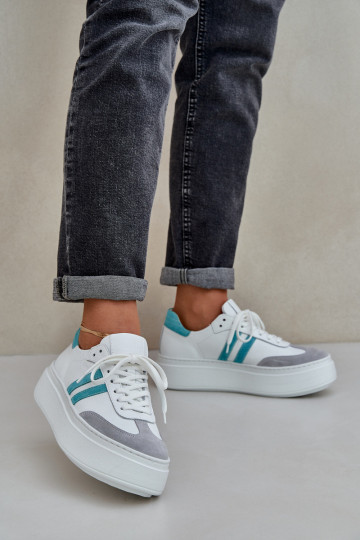 Zazoo N1068S8 Pealhk Sellel ondal Sneakers tüüpi jalanõud Pealiste omad platvormiga valget värvi
